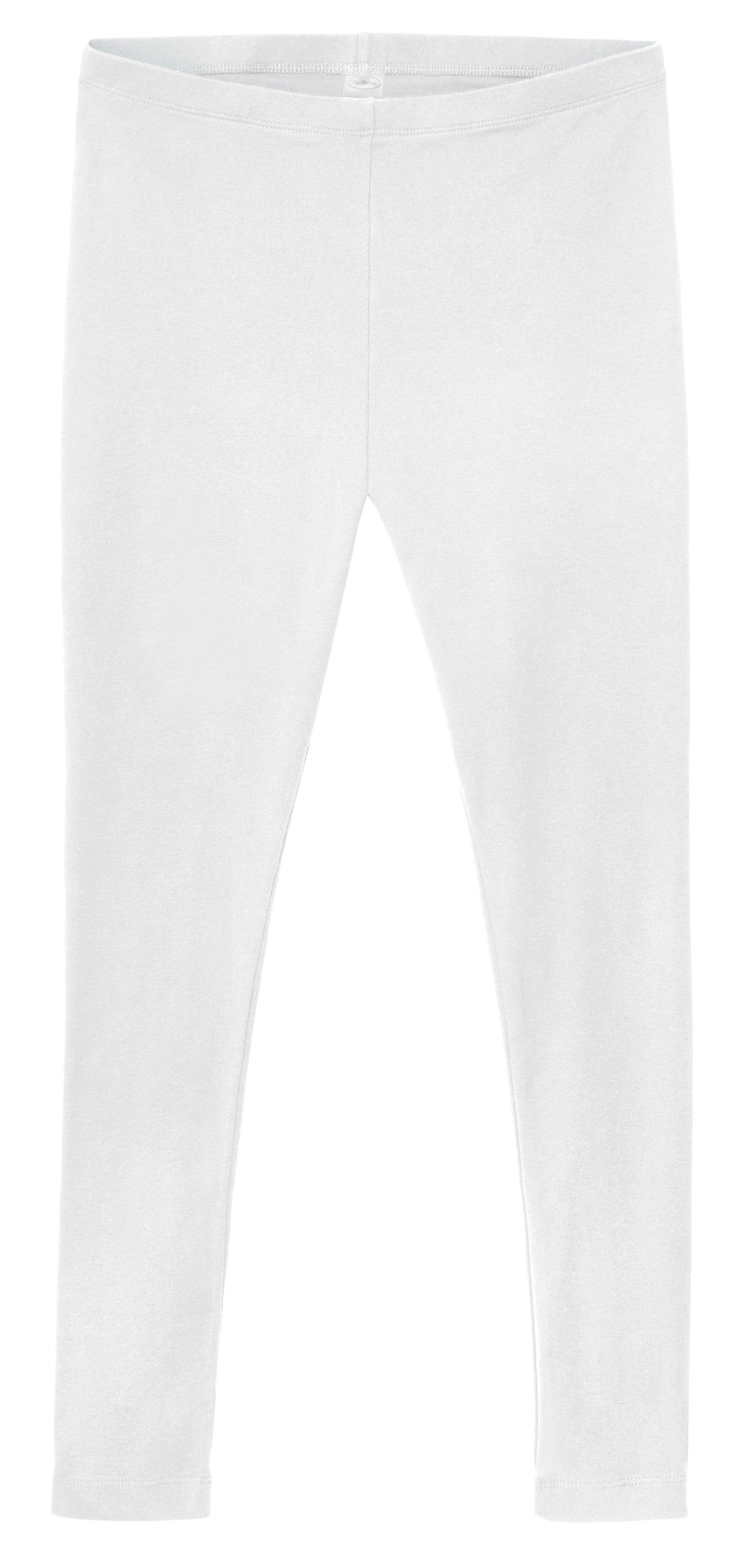 Women's Soft 100% Organic Cotton Leggings | White