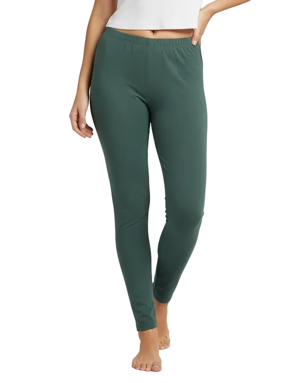 Women's Soft 100% Organic Cotton Leggings | Smoky Sage