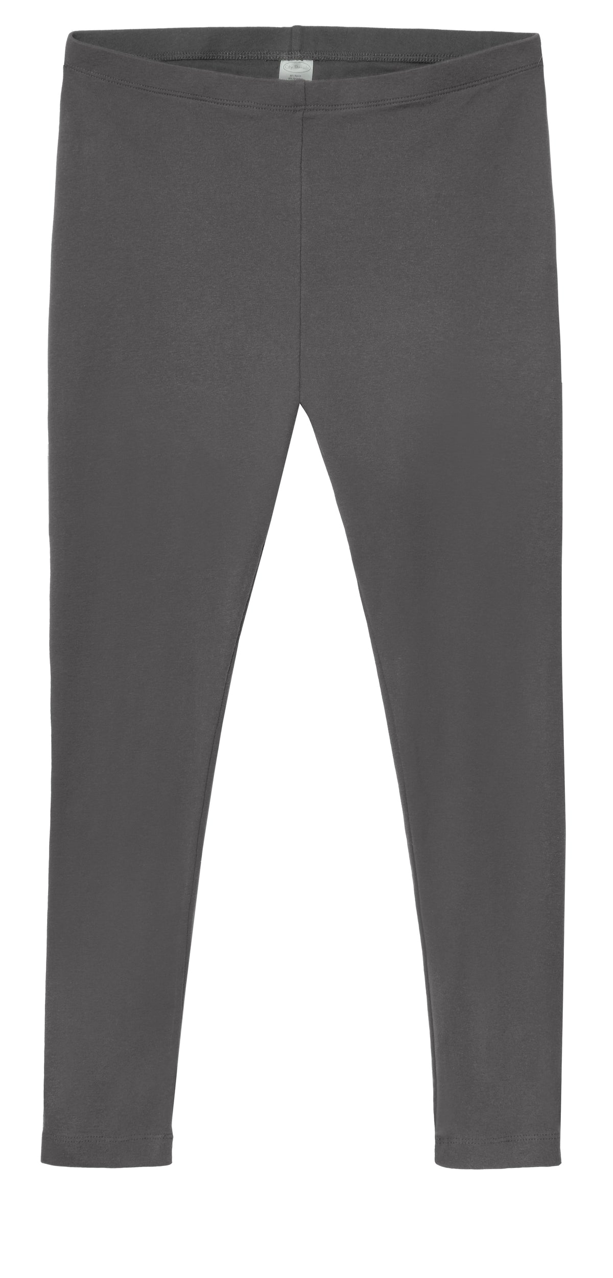 Women&#39;s Soft 100% Cotton Petite Leggings | Charcoal