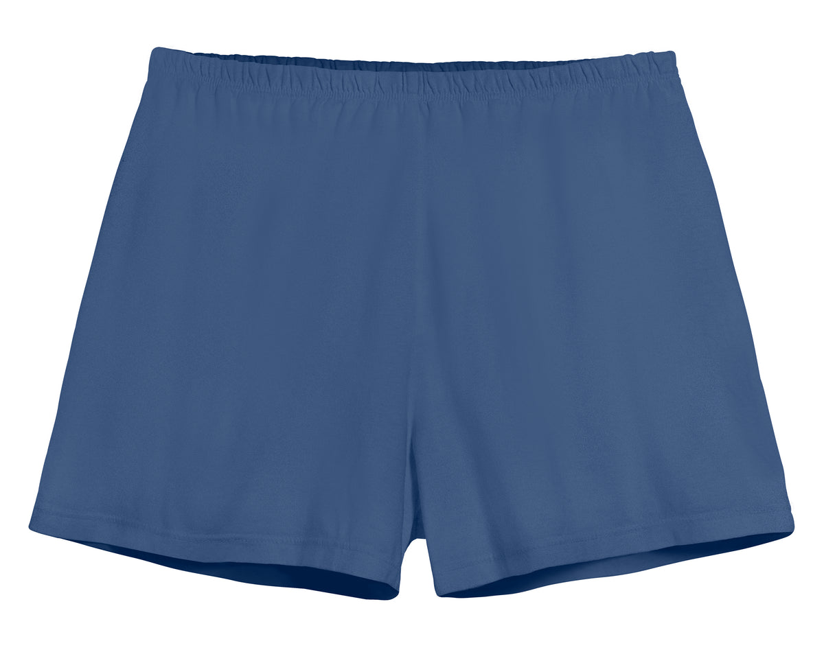 Women&#39;s Soft Cotton Comfy Knit Lounge Shorts | Smurf