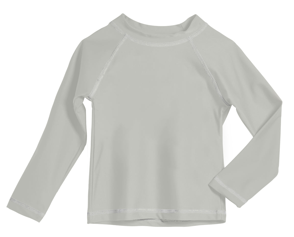 Boys UPF 50+ Long Sleeve Rashguard | Medium Grey