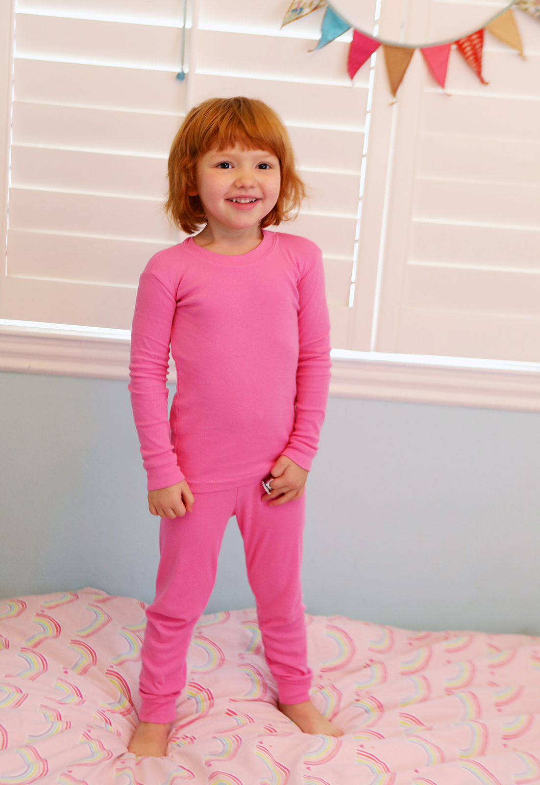 Cozy Children's Pajamas Made of Terry Cloth LONG JOHN