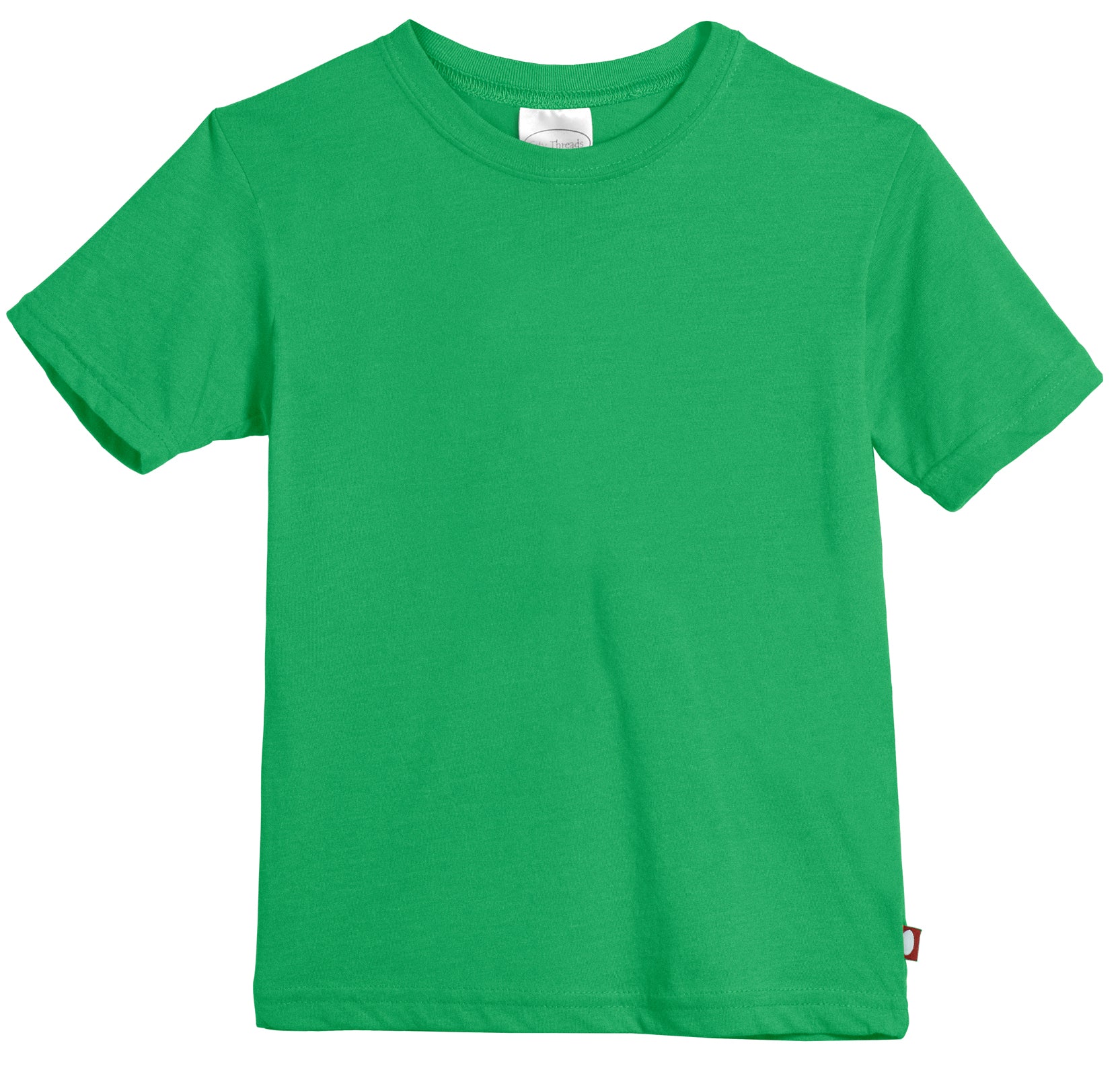 Kid's T-Shirt Green Cotton Jersey