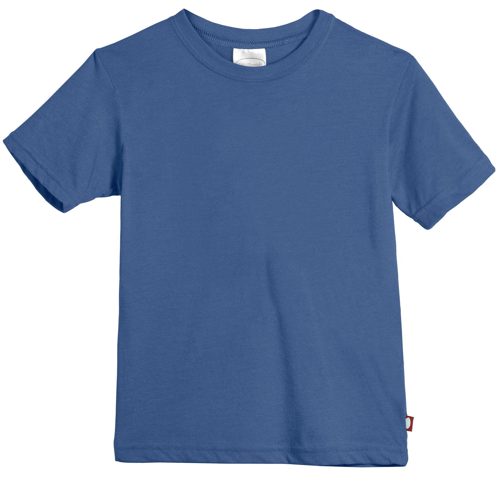 Boys Soft Cotton Jersey Short Sleeve Crew Tee | Bright Light Blue