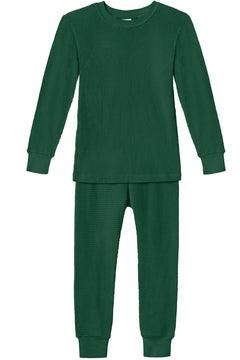 Boys and Girls 100 Cotton Soft Warm Heavier Thermal Long John Set City Threads USA