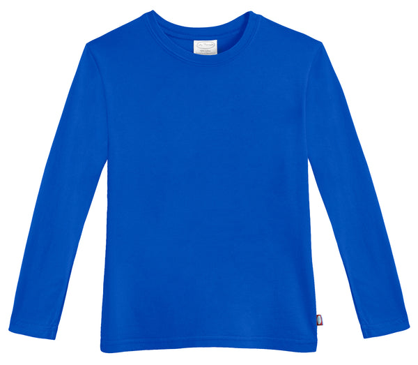★TIMCOMIX★ Eight Ball Crayon Raglan Long Sleeve Blue Boys Soft Cotton Jersey Long Sleeve Tee | Crayon Blue - City