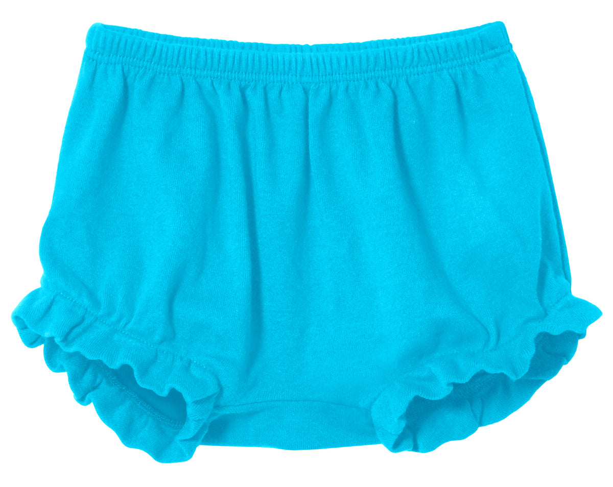Girls Soft Cotton Bloomer Diaper Cover | Turquoise