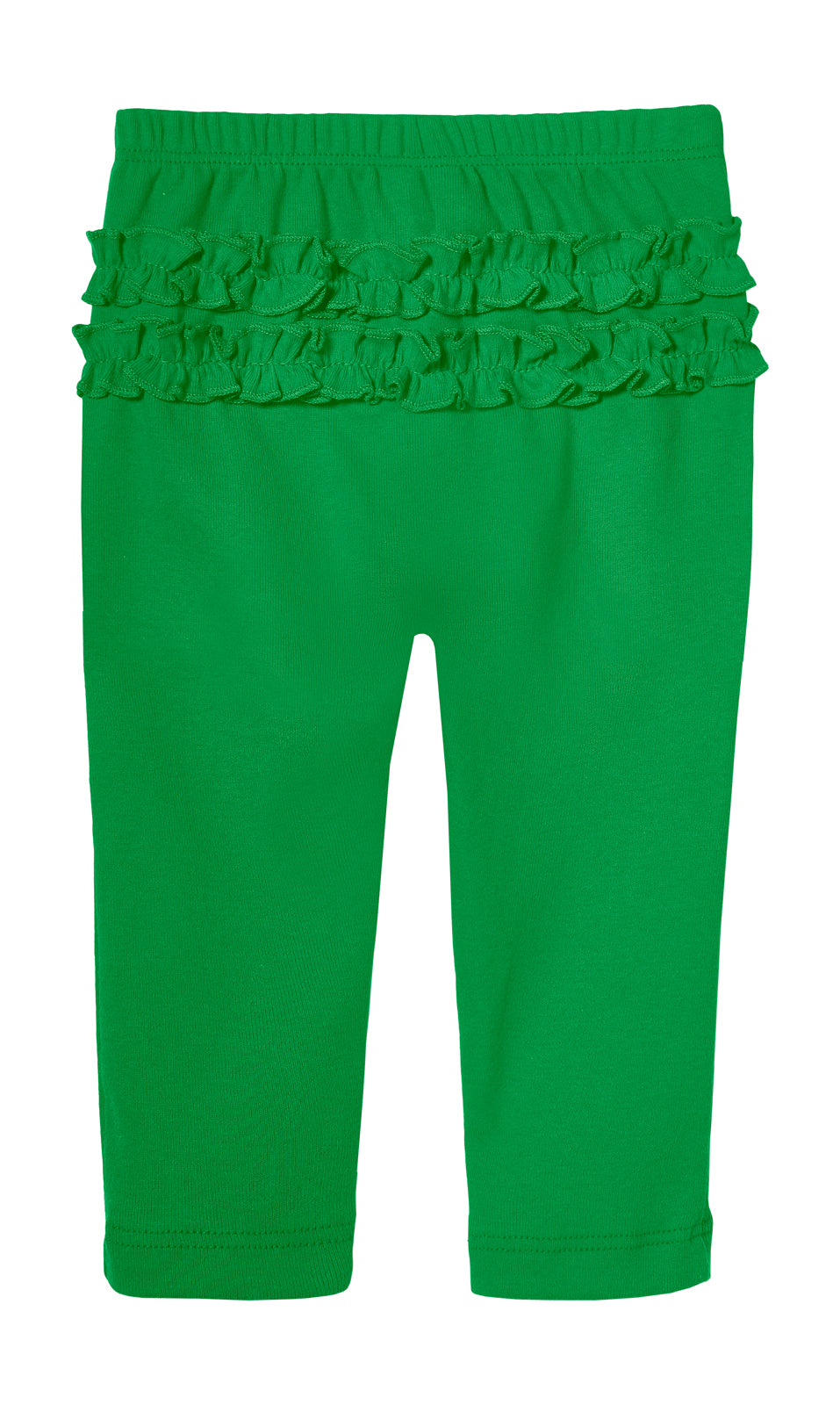City Threads USA Made Baby Ruffle Butt Soft Cotton Leggings Elf Green 2T