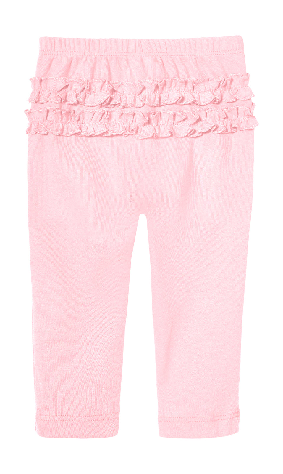 Baby Ruffle Butt Soft Cotton Leggings | Pink