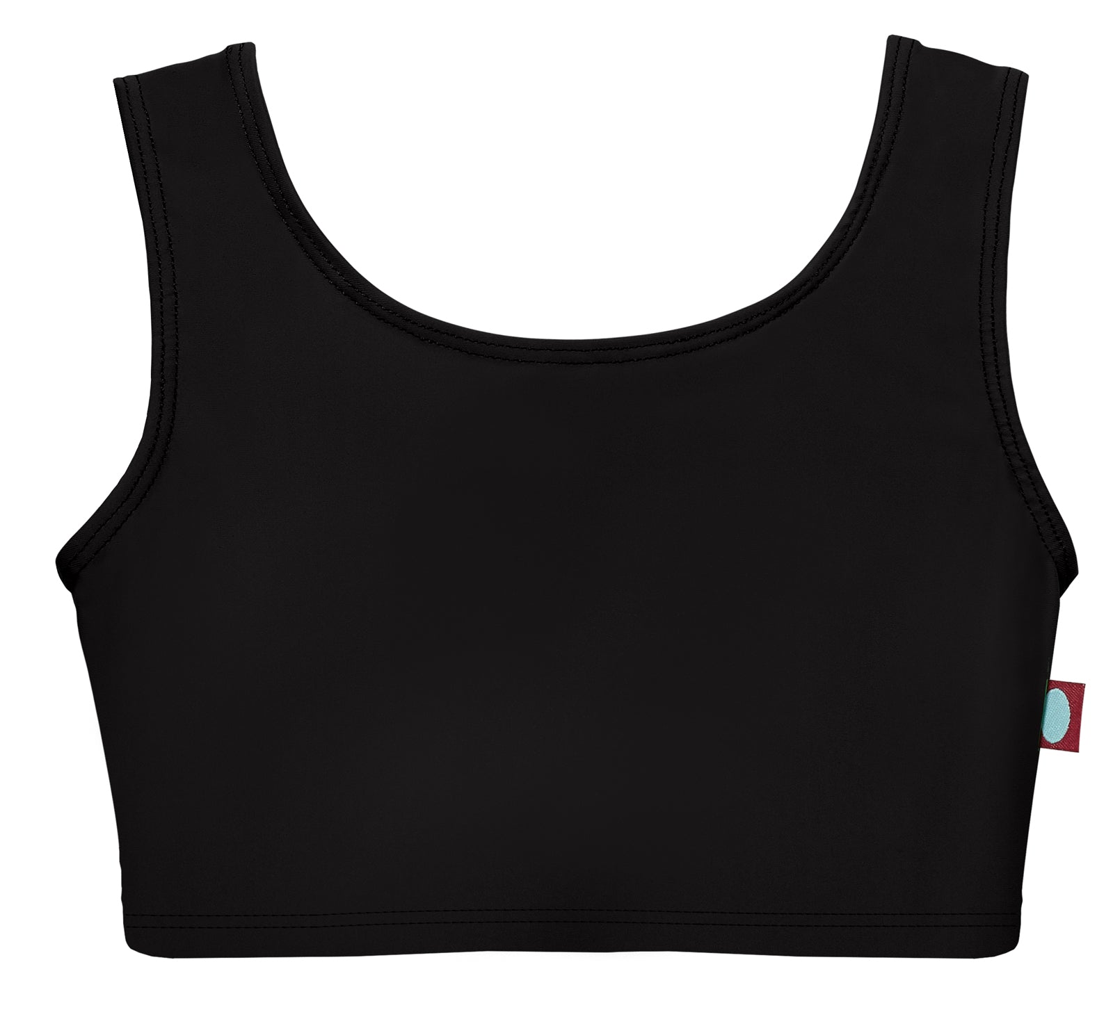 Girls UPF 50+ Bikini Swim Tank | Black - City Threads USA