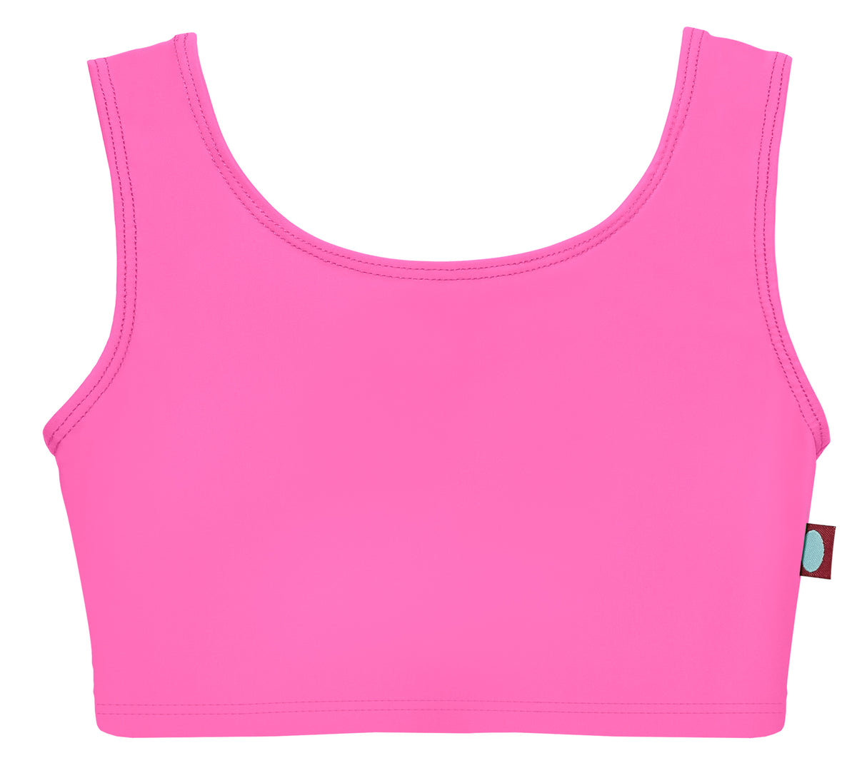 Girls UPF 50+ Bikini Swim Tank | Medium Pink
