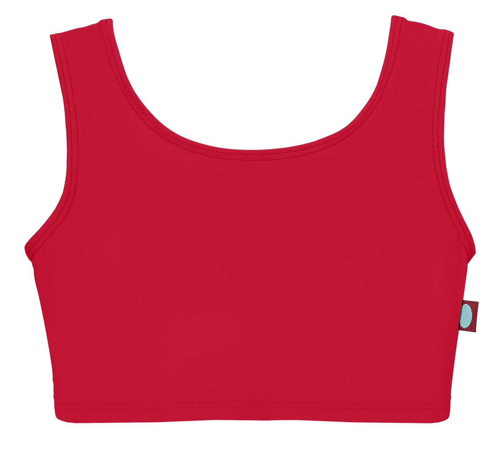 Girls UPF 50+ Bikini Swim Tank | Red - City Threads USA