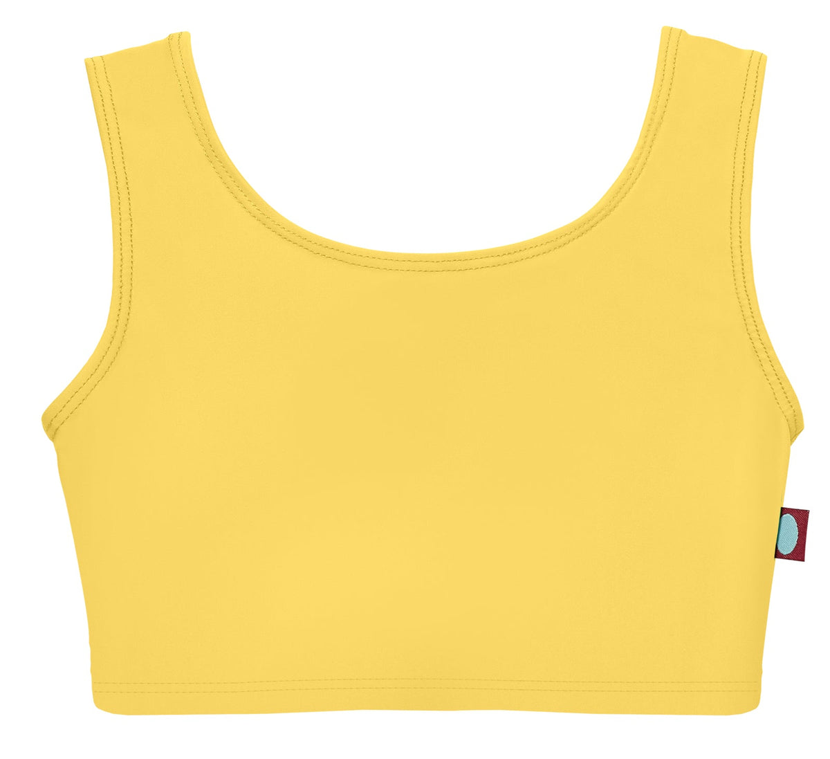 Girls UPF 50+ Bikini Swim Tank | Yellow - City Threads USA