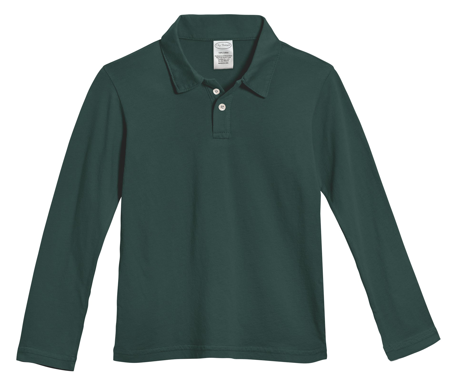 long sleeve uniform polo