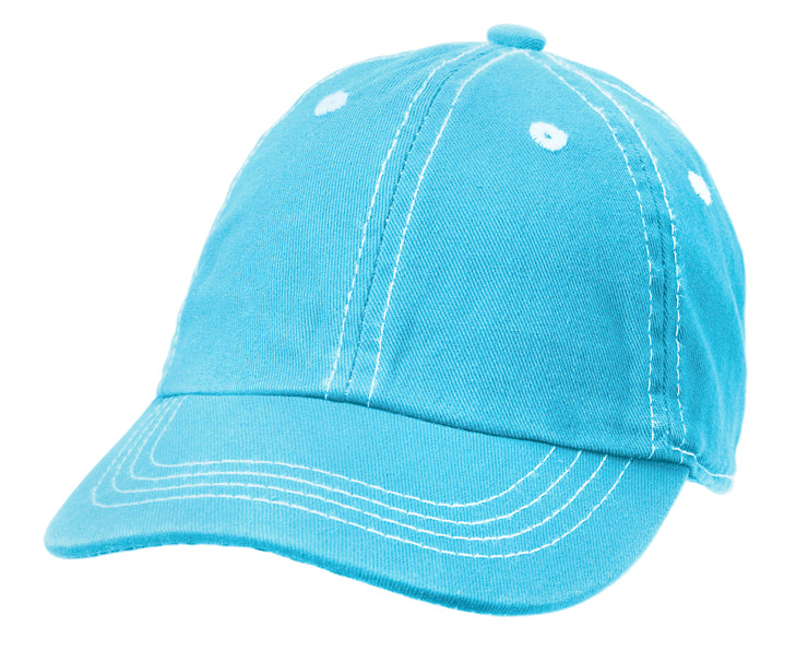 Boys and Girls 100% Cotton Twill UPF 50+ Baseball Hat (Dyed & Finished -  City Threads USA