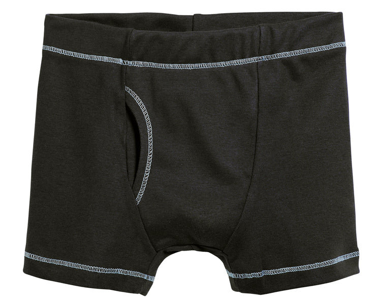 Boys Soft Cotton Boxer Brief | Black