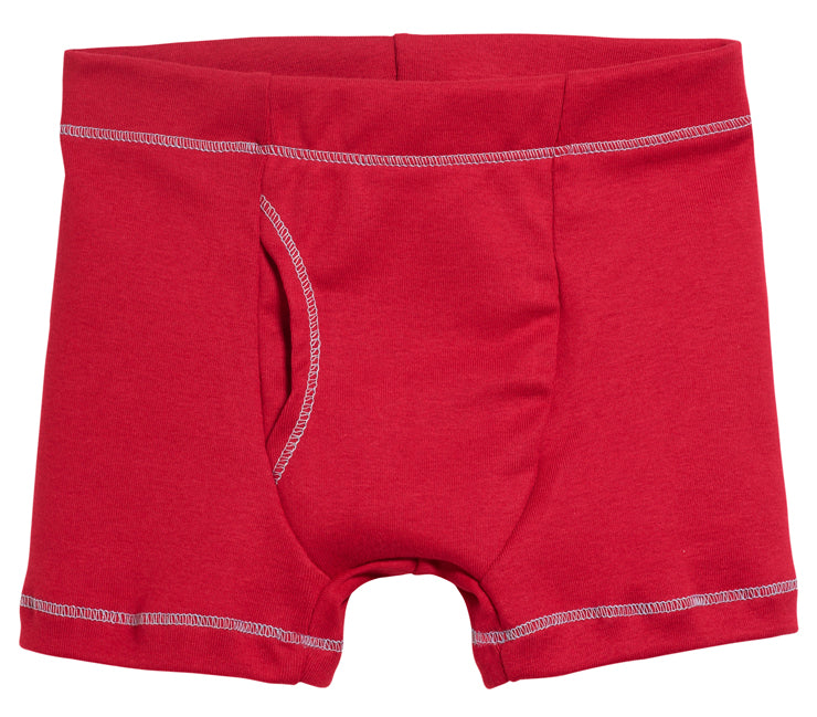 Children's Organic Cotton Rib Front Open Boxer Briefs