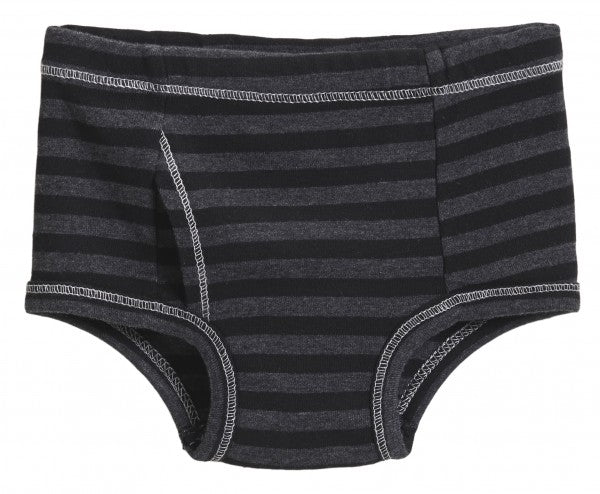 Boys Striped Briefs-Seconds| Damage - Black