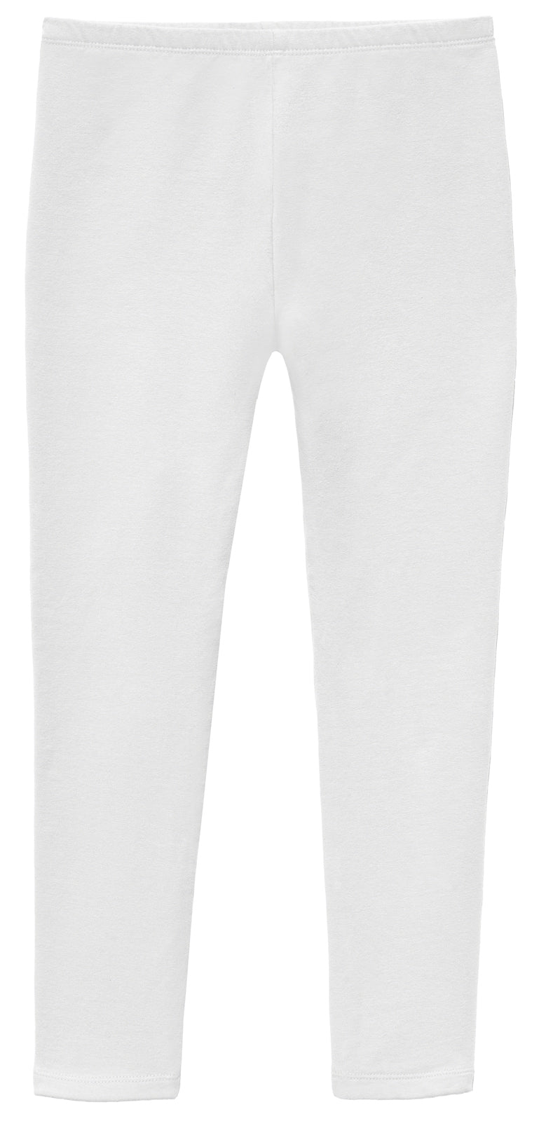 Soft Fleece Stretch Leggings| White