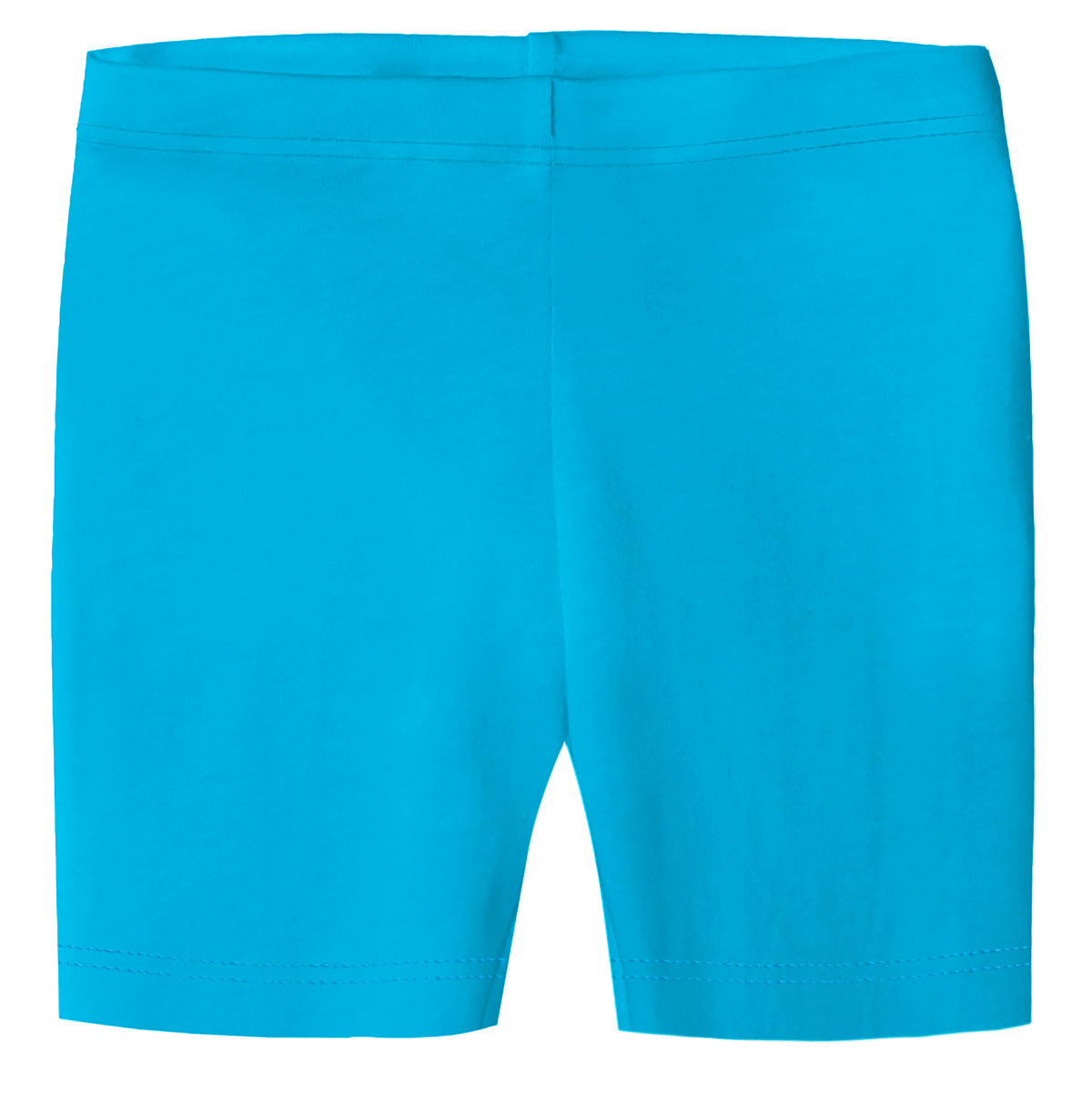 Girls Soft 100% Cotton Bike Shorts | Turquoise