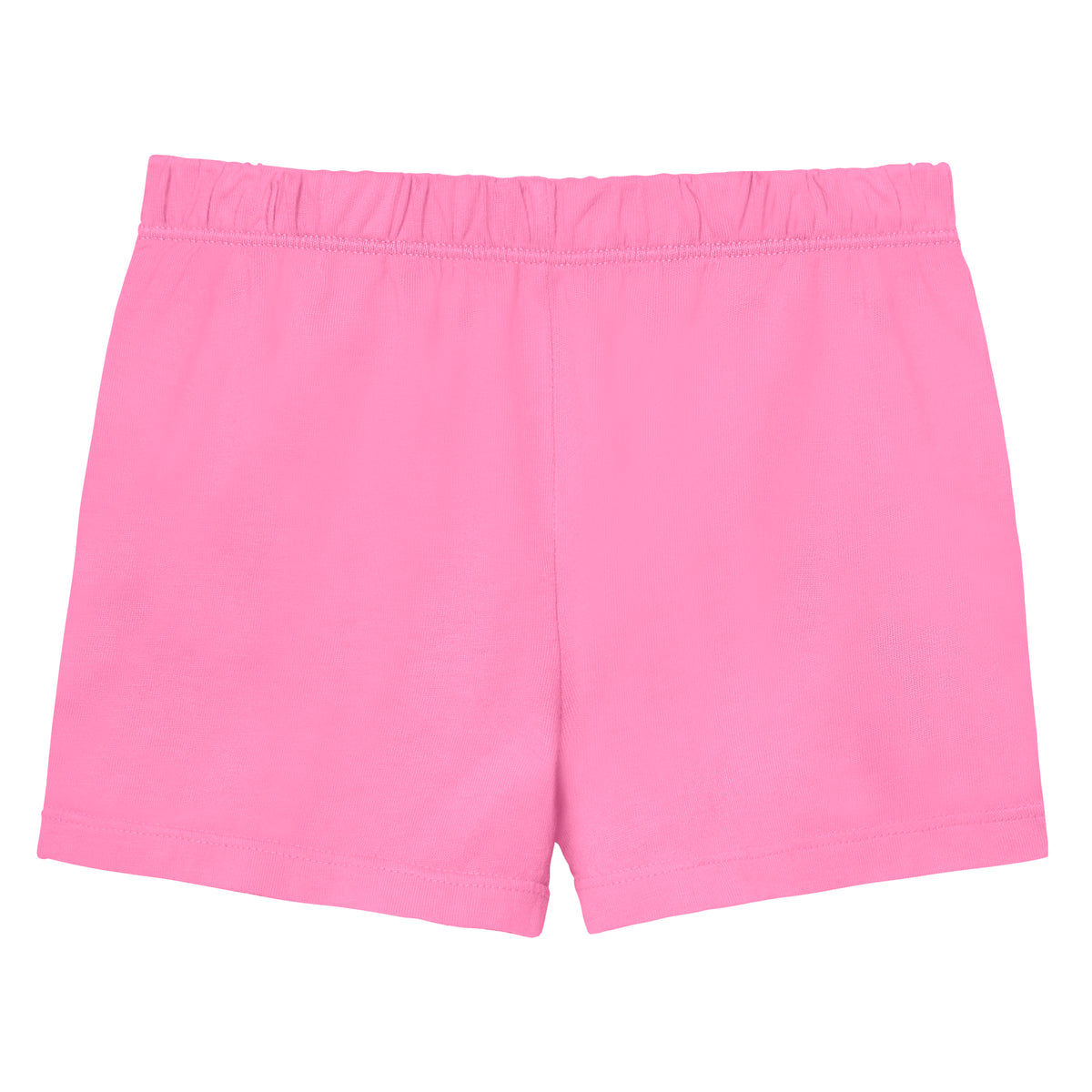 Girls Soft Cotton UPF 50+ Jersey Pocket Shorts | Medium Pink