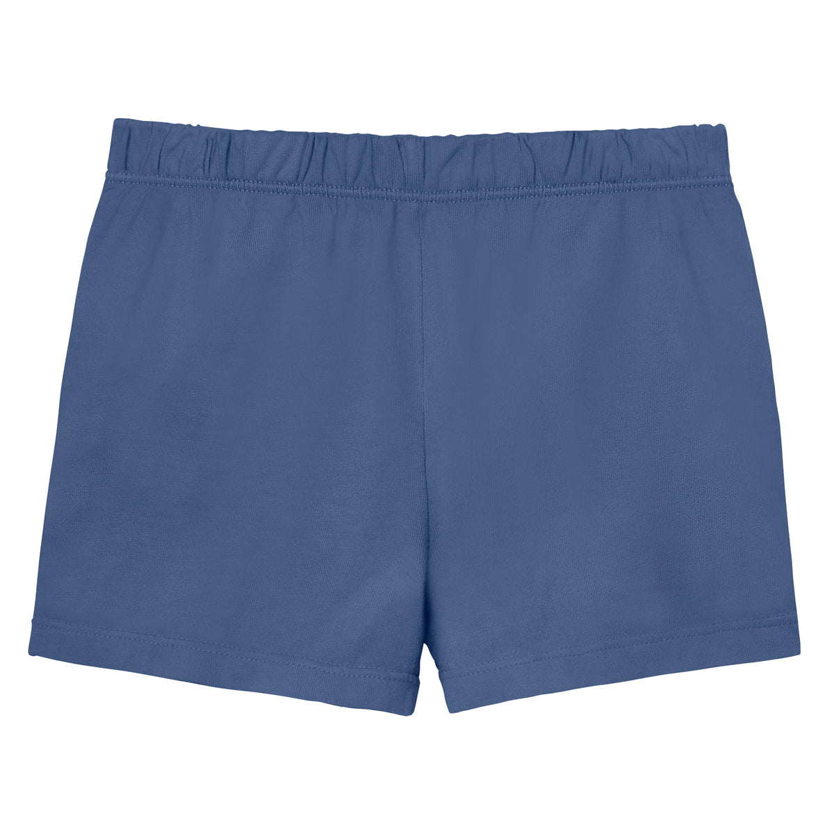 Girls Soft Cotton UPF 50+ Jersey Pocket Shorts | Smurf
