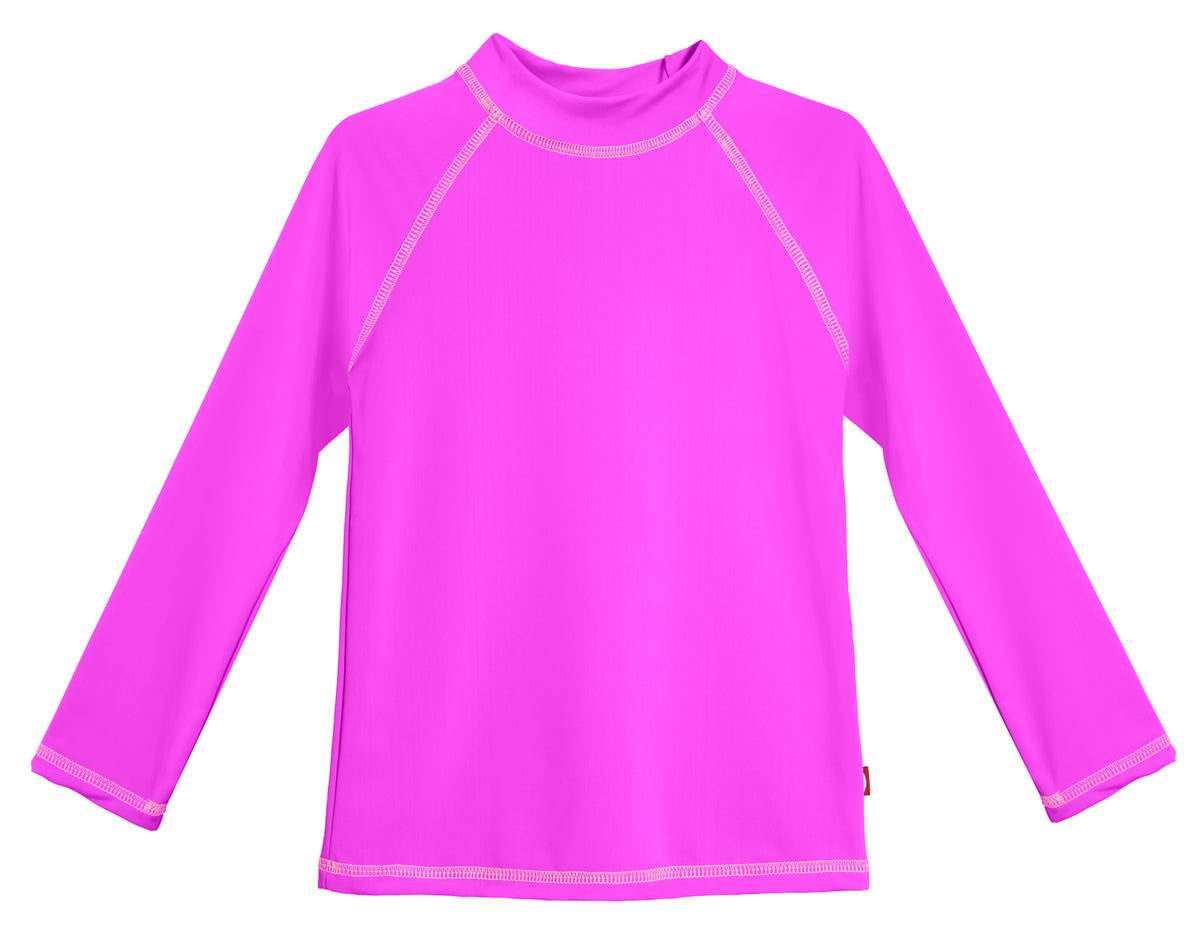 Girls UPF 50+ Long Sleeve Rashguard | Deep Purple