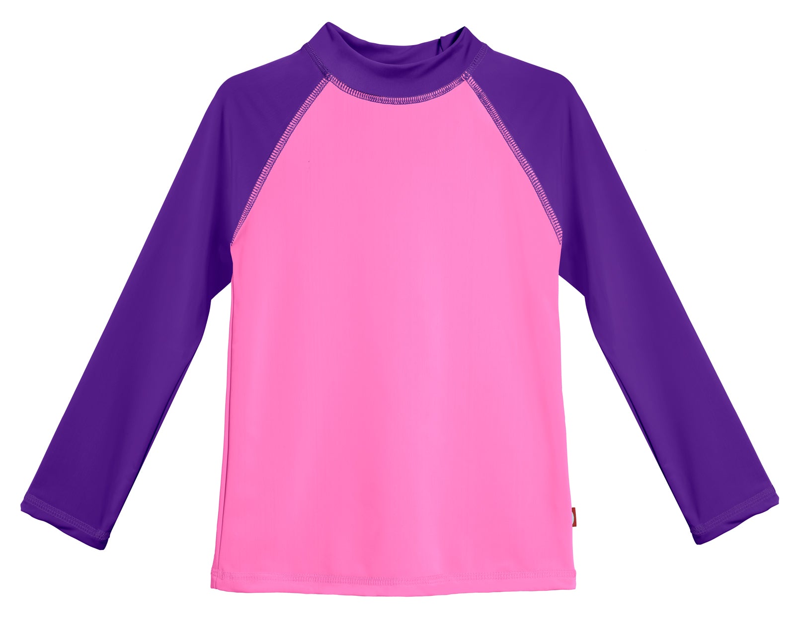 YOUTH COMPRESSION SHIRT LONG SLEEVE, PLAIN COLORS PINK