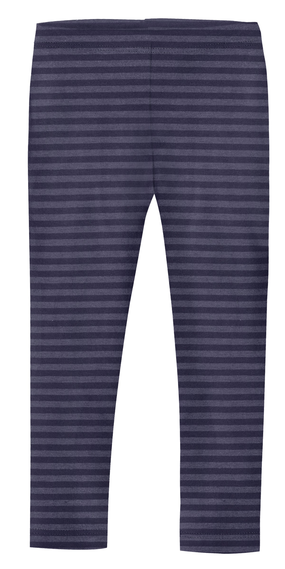 Girls Soft Stripe Leggings  | Navy