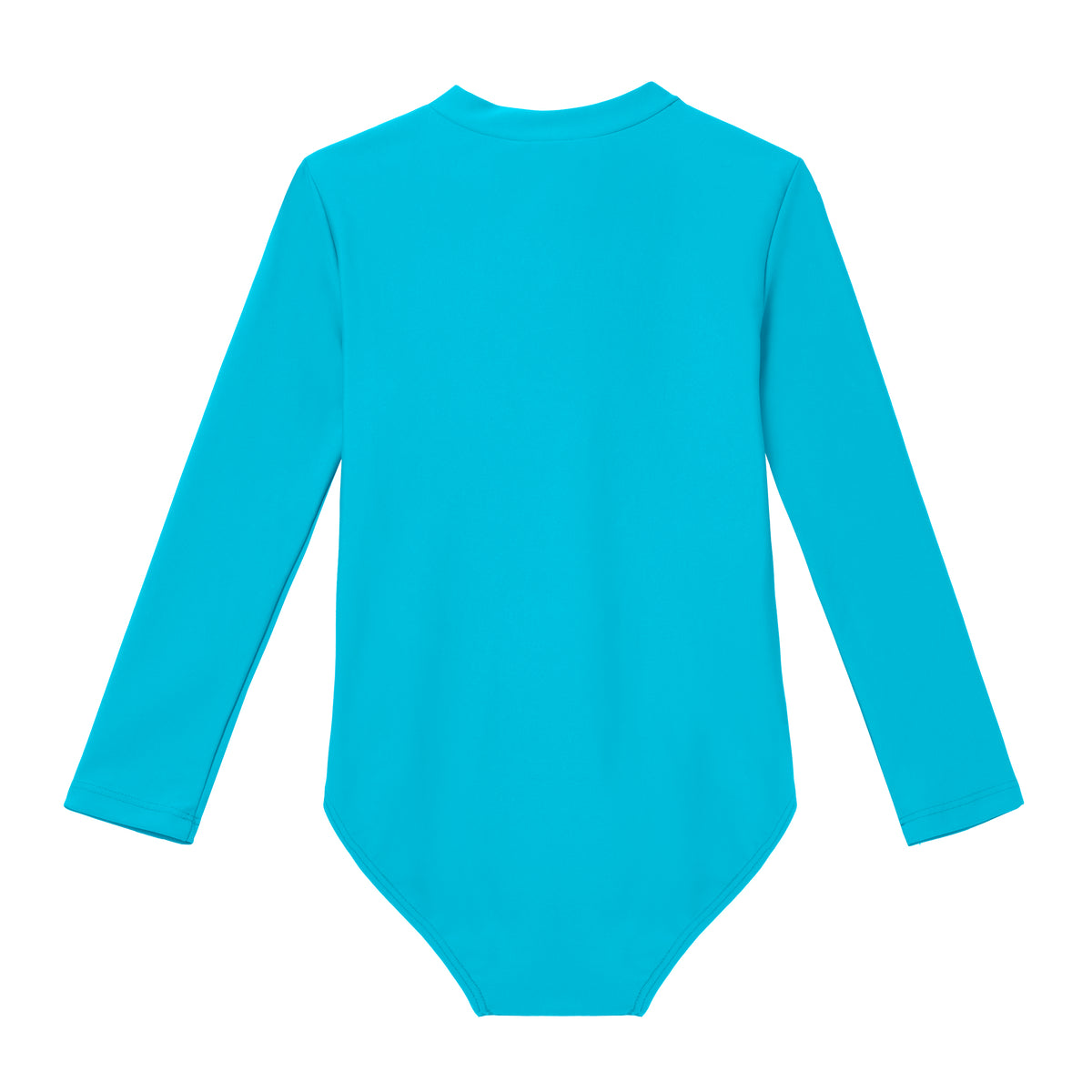 Girls UPF 50+ One-Piece Long Sleeve Swimsuit | Turquoise