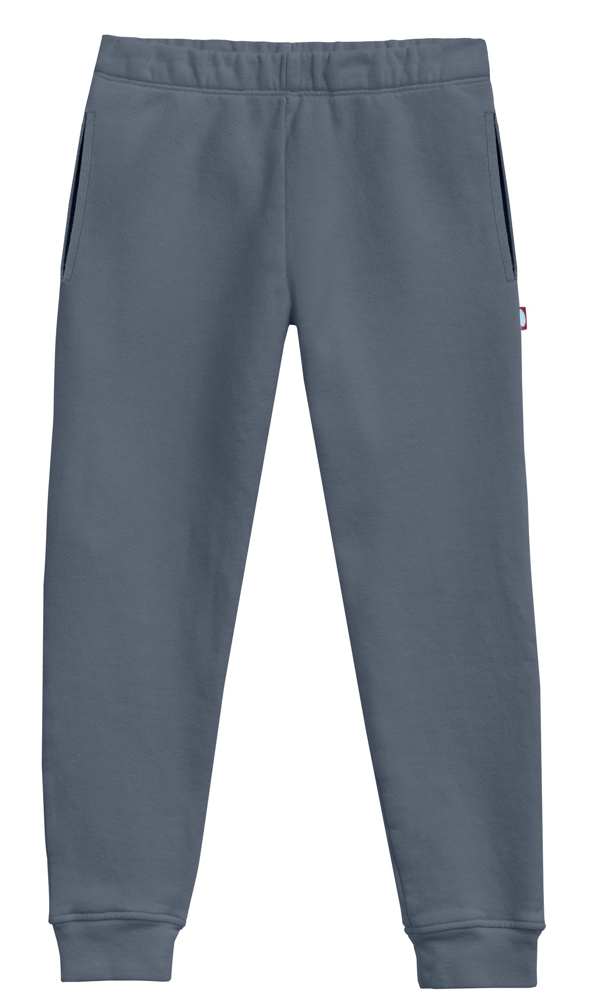 Boys and Girls Lightweight Soft Cotton Fleece Pocket Jogger | Concrete