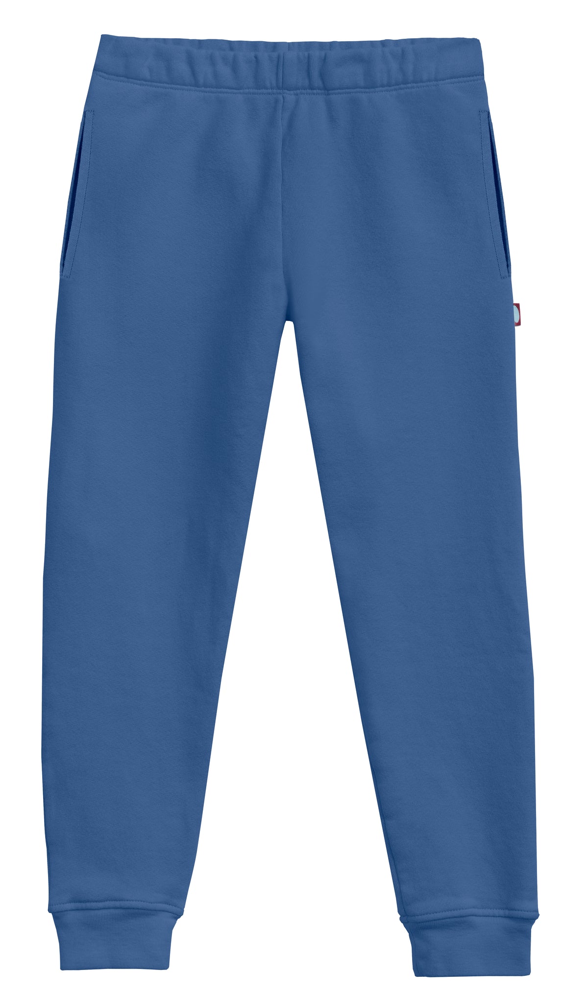 Boys and Girls Lightweight Soft Cotton Fleece Pocket Jogger | Smurf