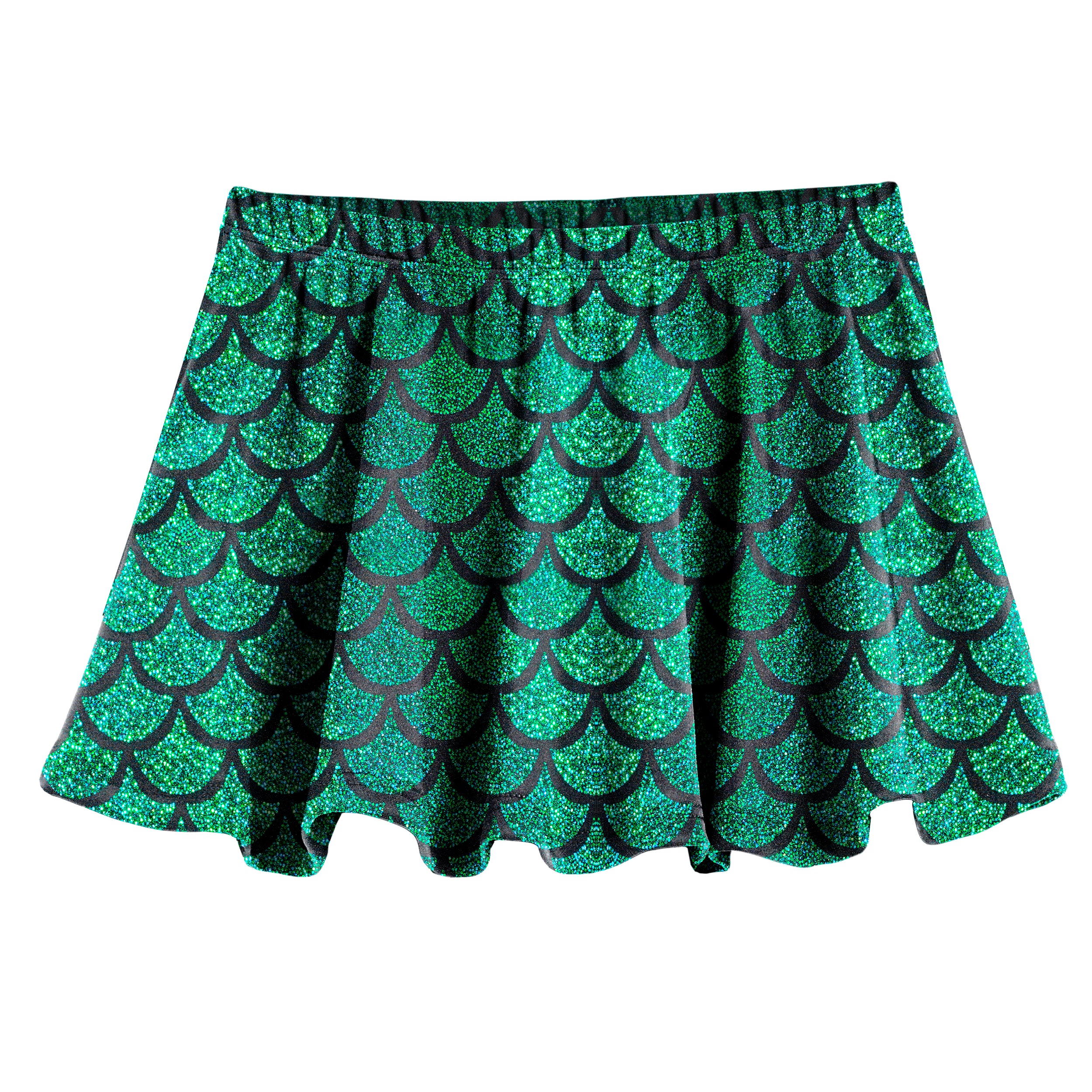 Girls Novelty Circle Skirt | Elf Mermaid Sparkle - City