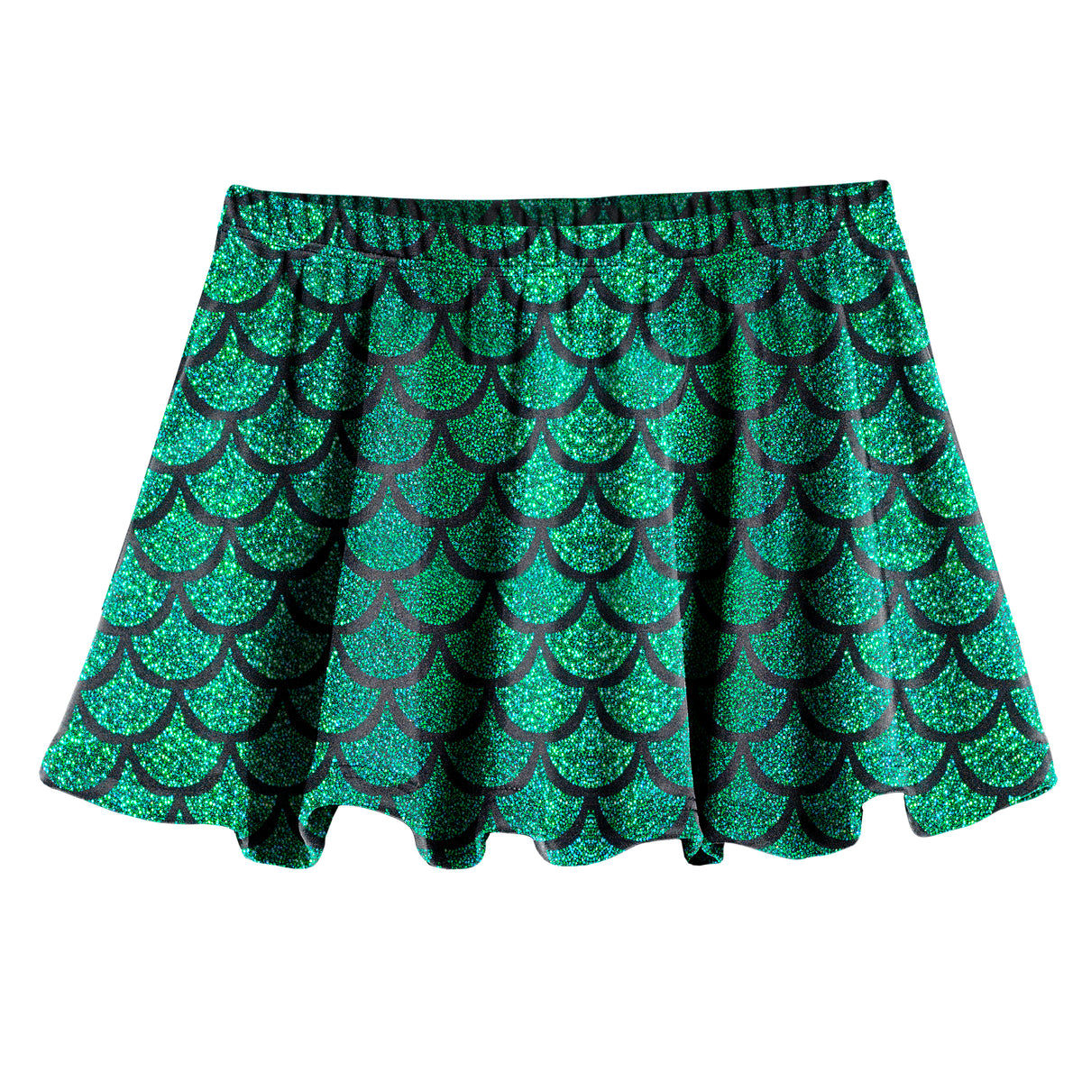 Girls Novelty Circle Skirt | Elf Mermaid Sparkle