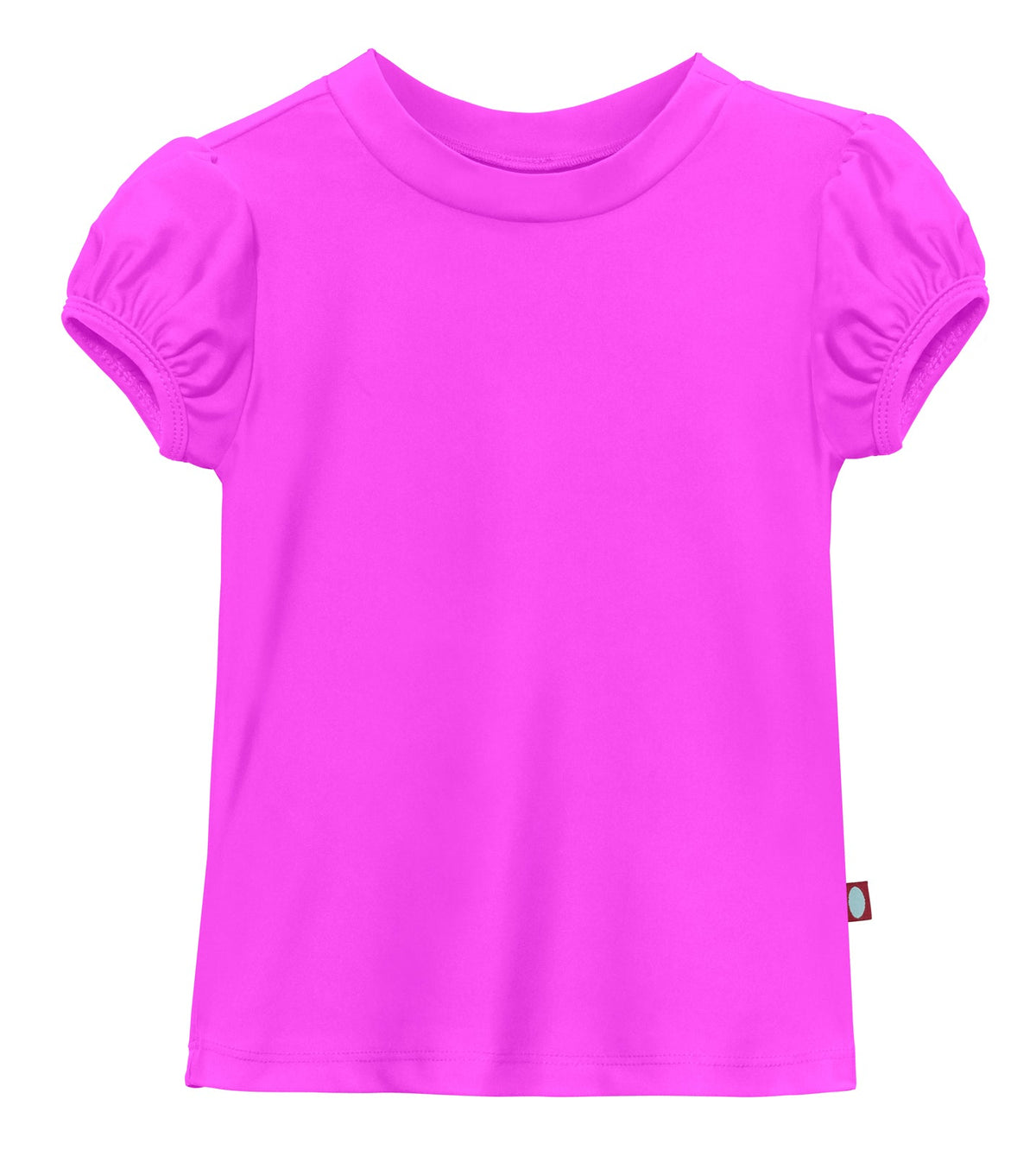 Girls UPF 50+ Puff Sleeve Rashguard | Deep Purple