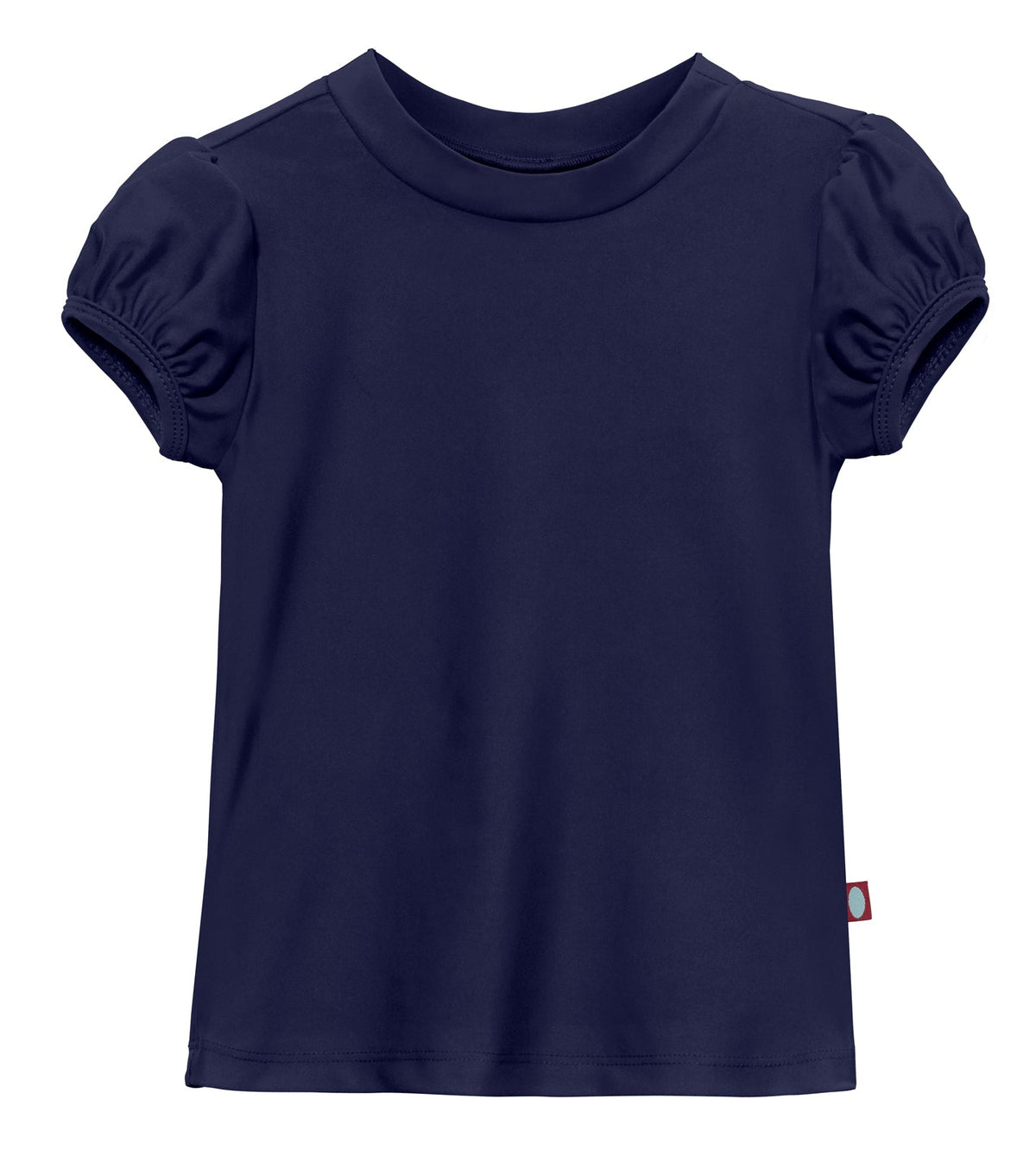 Girls UPF 50+ Puff Sleeve Rashguard | Navy