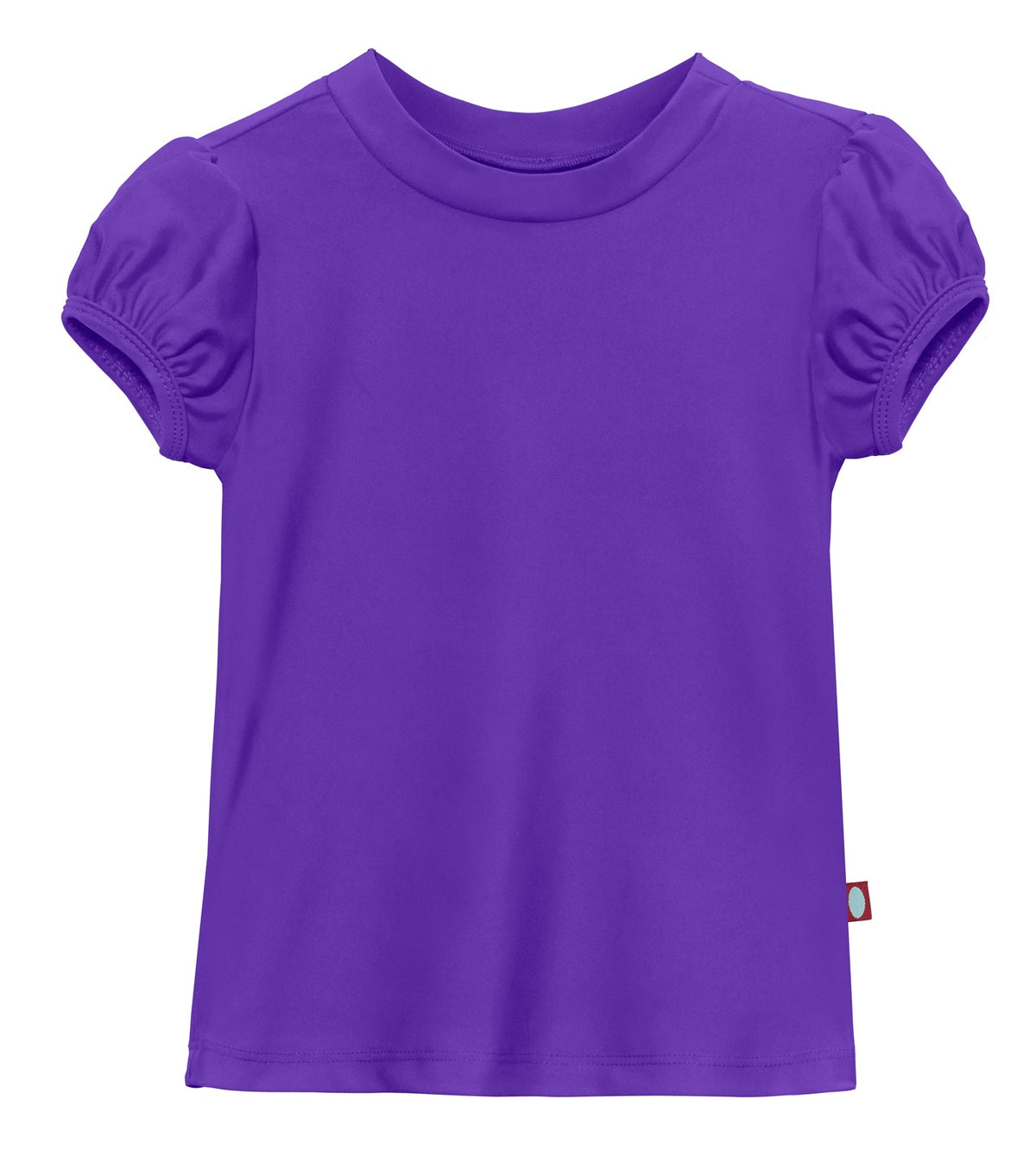 Girls UPF 50+ Puff Sleeve Rashguard | Purple