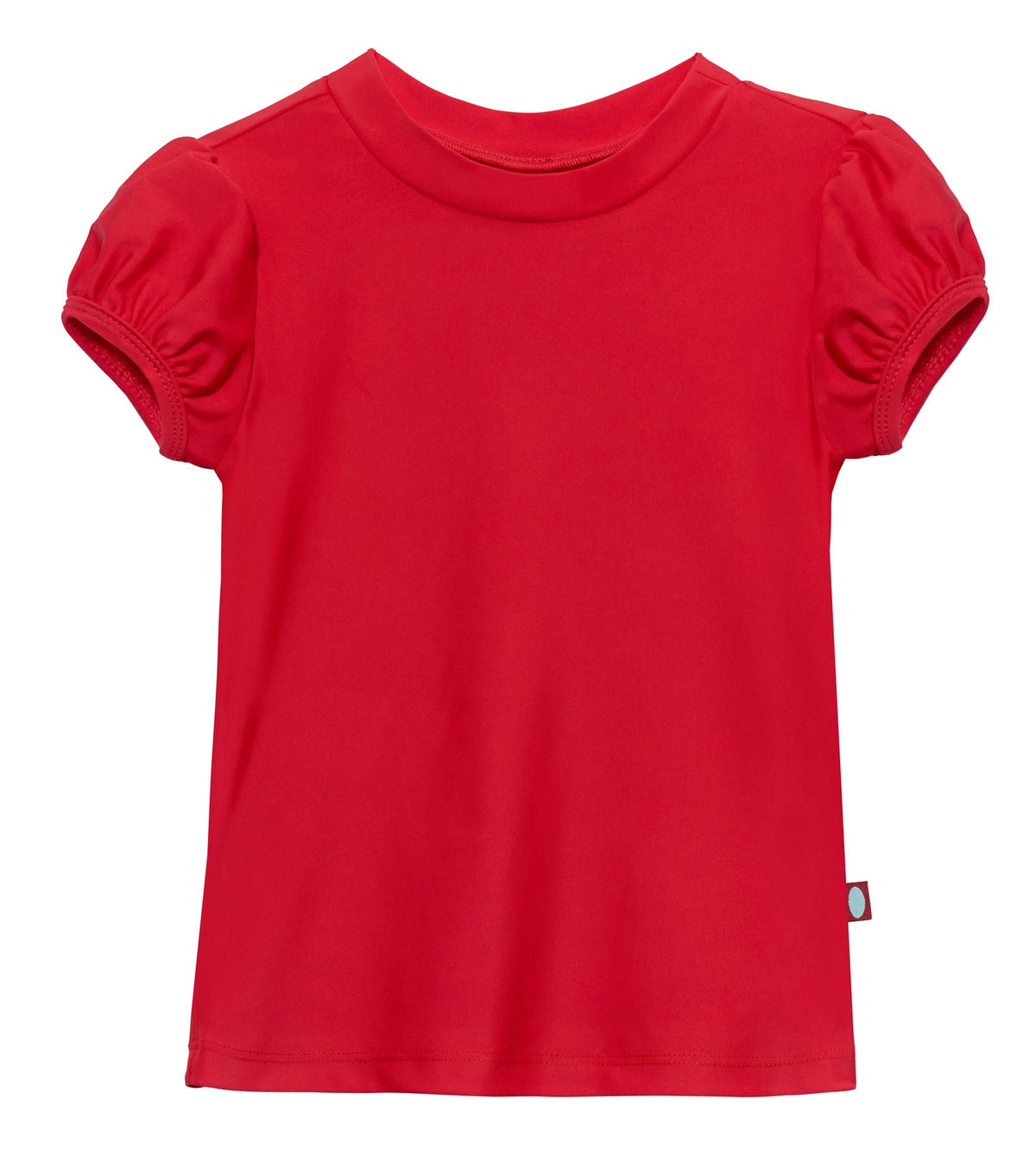 Girls UPF 50+ Puff Sleeve Rashguard | Red