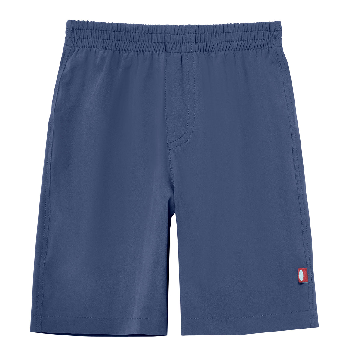 Boys UPF 50+ Soft Stretch Below the Knee Swim Board Shorts | Navy