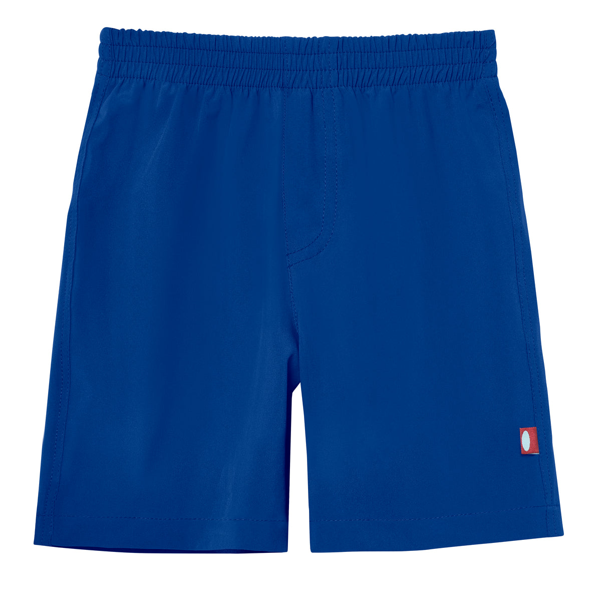 Boys UPF 50+ Soft Stretch Club Swim Trunks  - Above The Knee Fit | Royal Blue