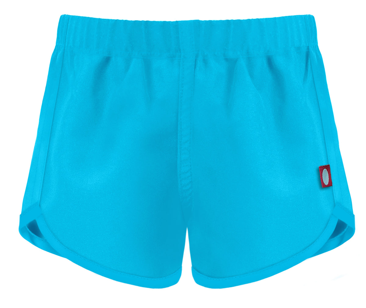 Girls UPF 50+ Swim/Camp Board Short | Turquoise w. Matching Trim