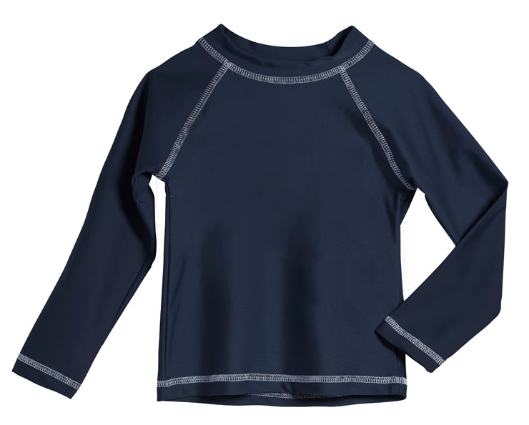 Boys navy blue shop rash guard