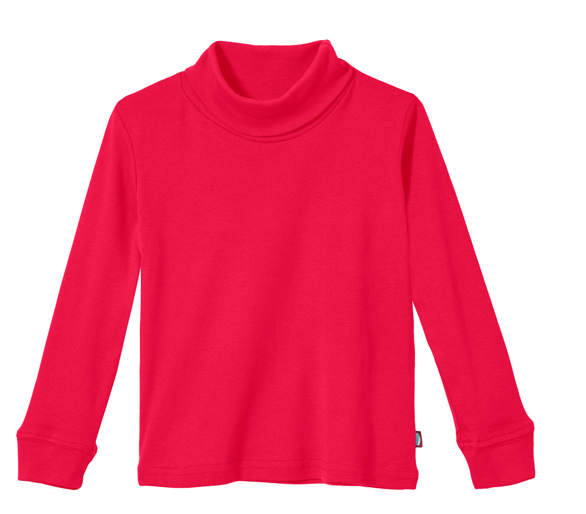 Boys and Girls Soft Cotton Turtleneck  | Candy Apple