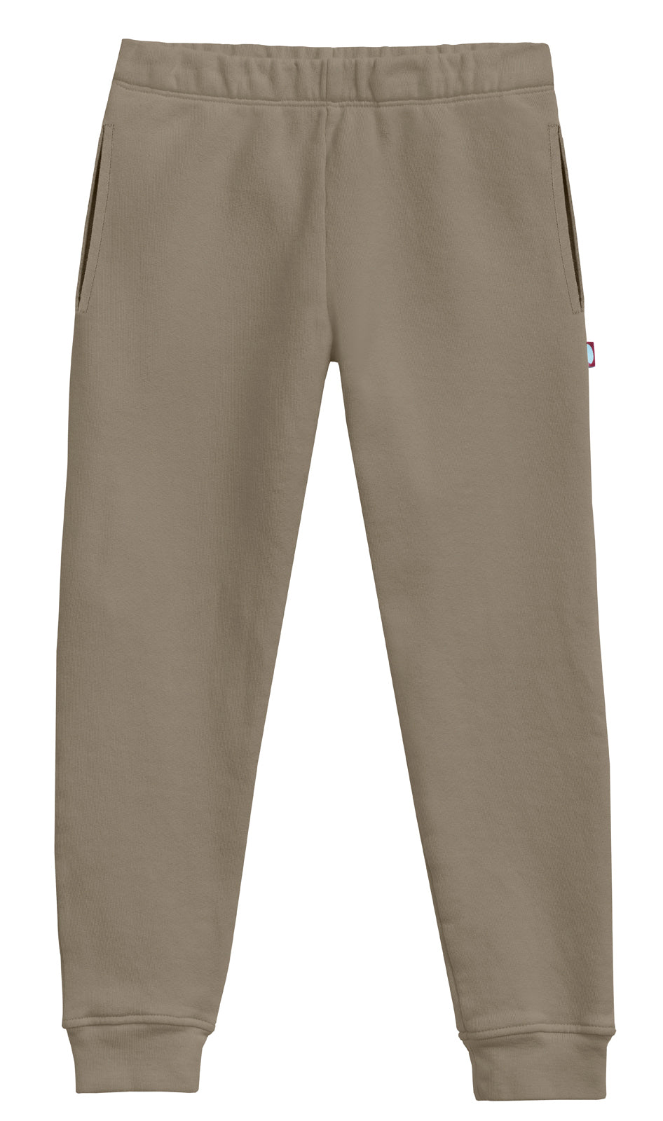 Soft Cotton Pocket Fleece Jogger| Dark Khaki