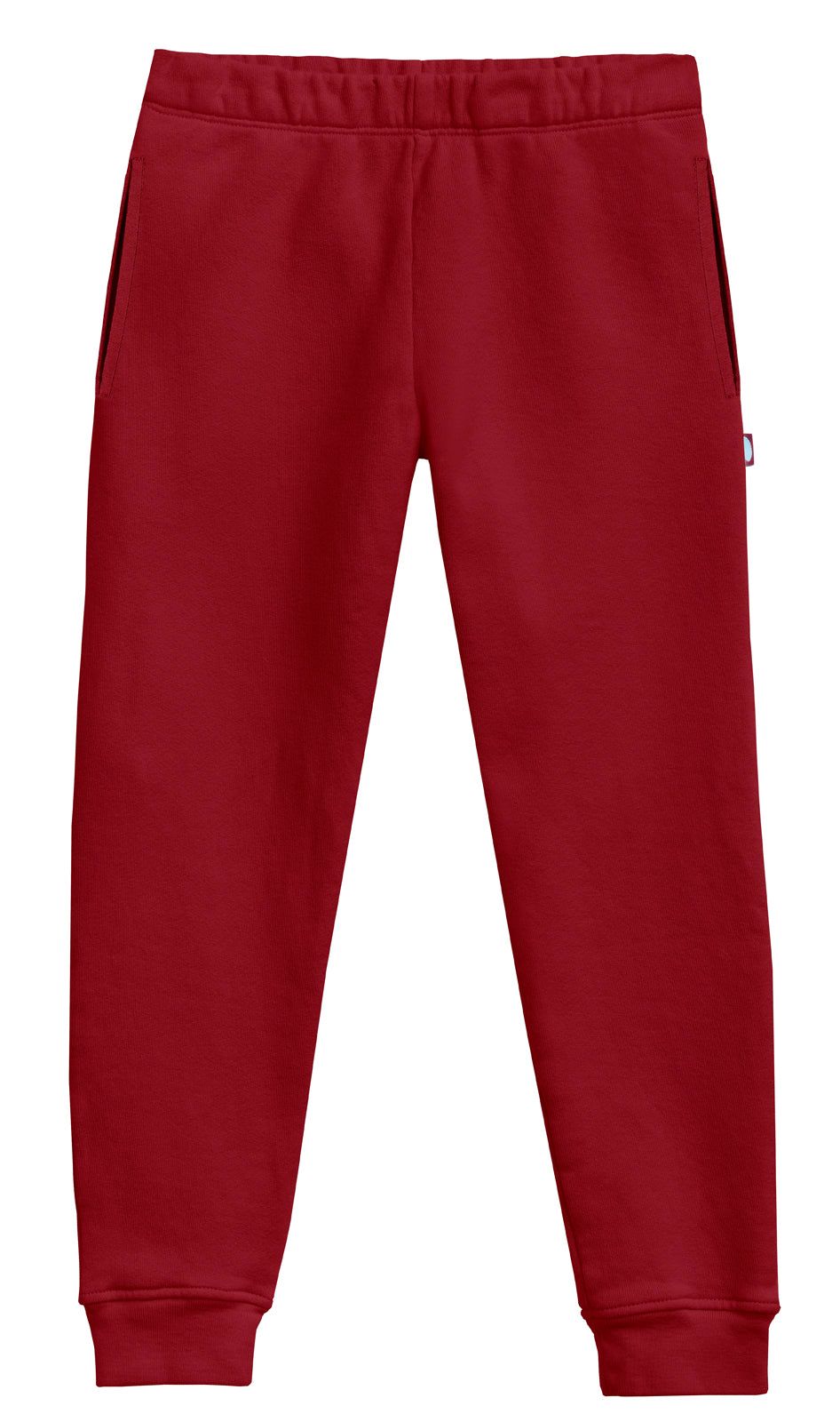 Soft Cotton Pocket Fleece Jogger| Red