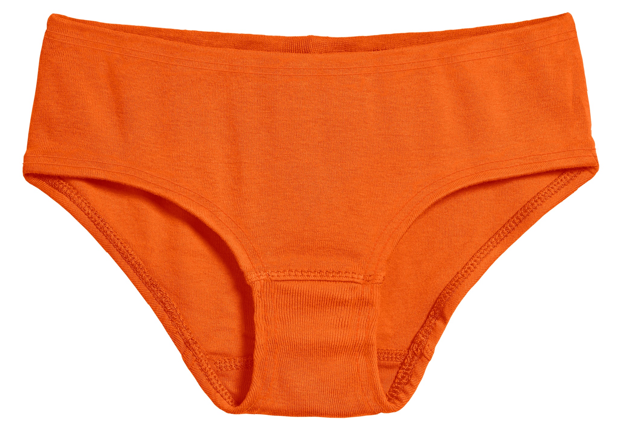 Girls Soft Cotton Brief | Orange