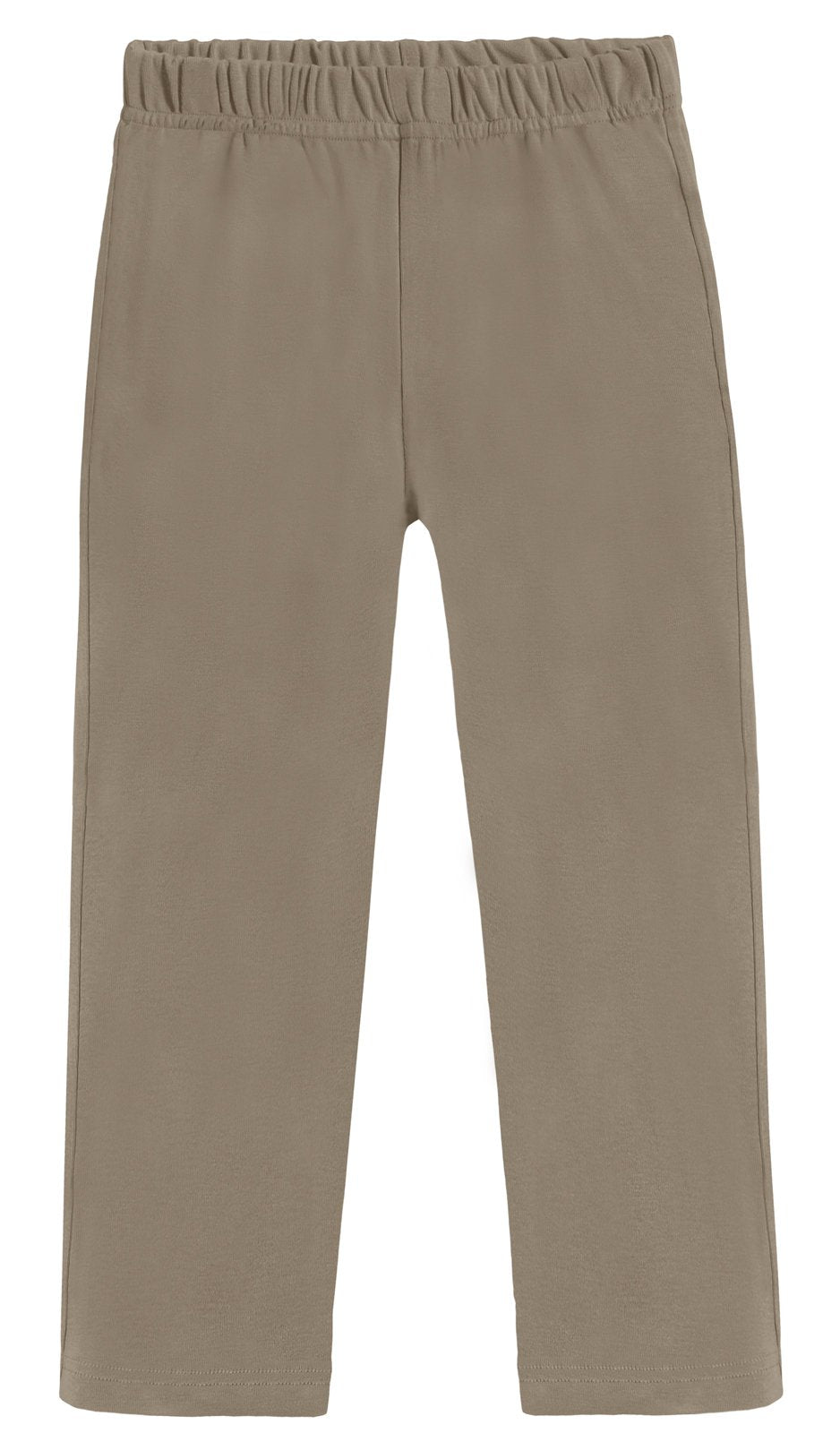 Boys Soft Cotton Athletic Pants - UPF 50+ | Dark Khaki - City Threads USA