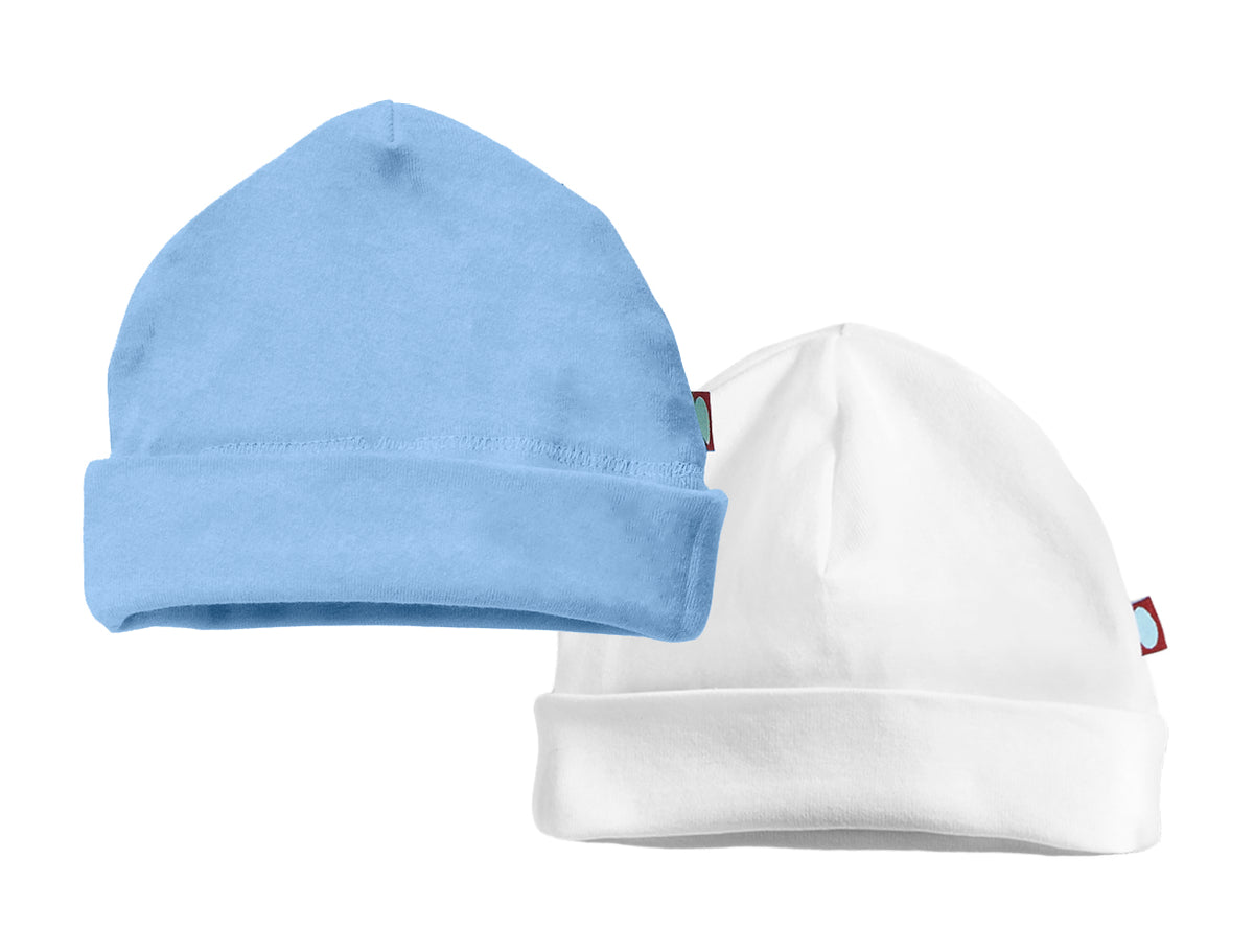Boys and Girls Soft Cotton Beanie Hat 2-Pack