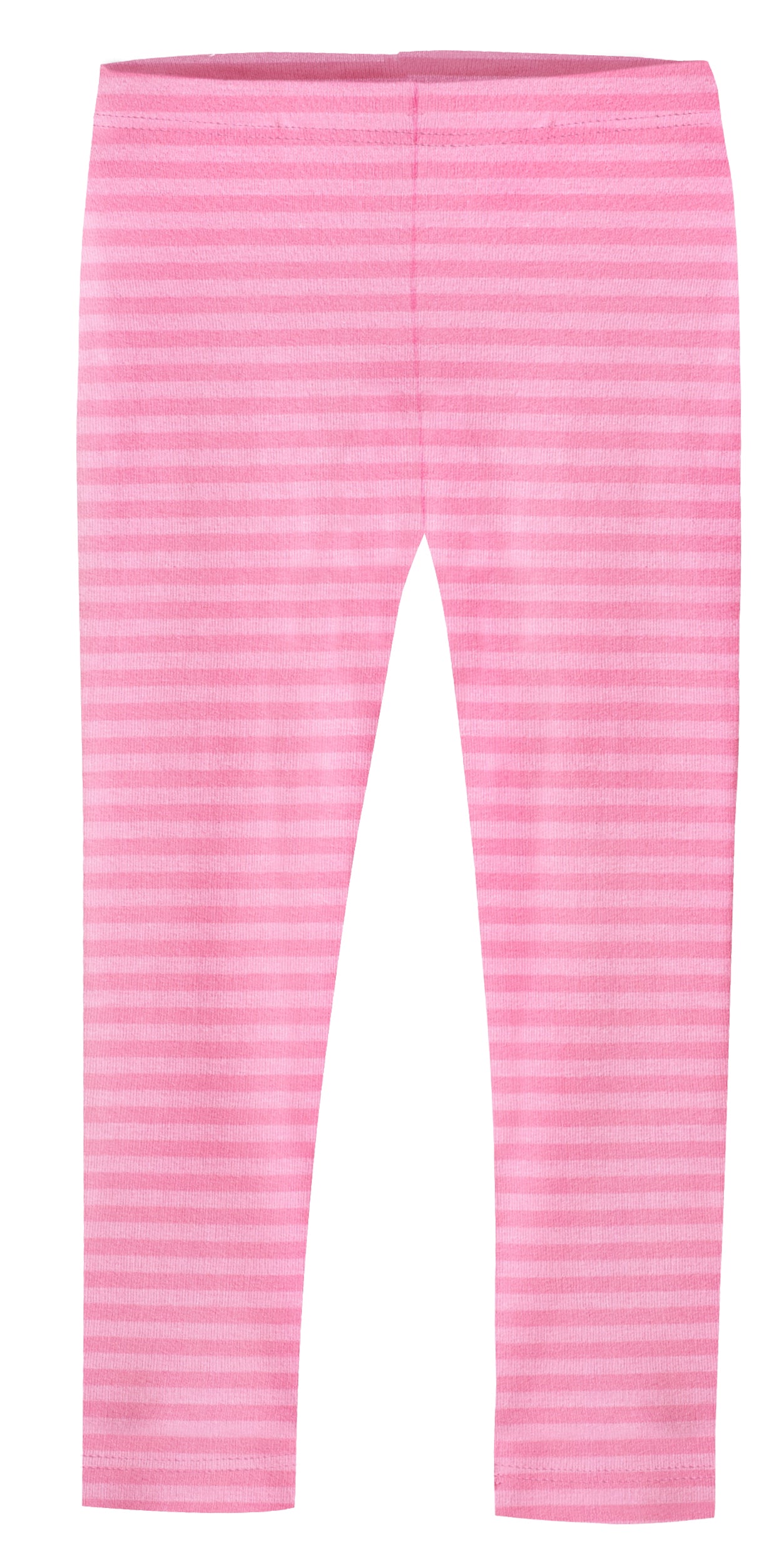 Girls Soft Stripe Leggings  Medium Pink - City Threads USA