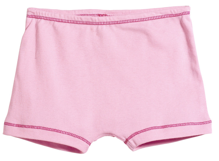 Girls Cotton Boy Shorts Underwear | Pink